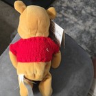 Disney Store Winnie The Pooh Mini Bean Bag Plush Red Sweater 8  Ages 3 