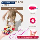 360pcs Toddler Hair Ties  No Damage Cotton Elastics For Baby   Kids