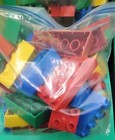 Vintage Tyco Blocks  4 Large Bags  And Bucket