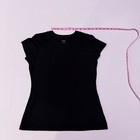 Solid Black Girls T- Shirt