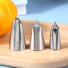 3pcs set 95 951 113  Leaves Icing Piping Nozzle Pastry Nozzles For Cakes Decor