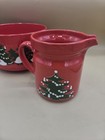 Waechtersbach German Ceramic Pitcher Christmas Tree Excellent Condition