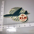 Vintage Klm Royal Dutch Airlines Luggage Label Aviation Flying Sky Airplane Fly