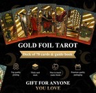 Original Design 78  Gold Foil Tarot Deck Rider Waite Cards With Gift Box Set New