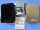Zippo Budweiser Clydesdales Lighter  Satin Chrome  Mint Condition In Box 