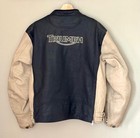 Triumph Motorcycles Leather Jacket Black cream 46 56