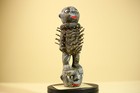 African Tribal Statue Nail Fetish Nkisi Figure Congo Ritual Art Decor-g5850