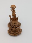 Vintage Sam Fink Gold Filigree Vanity Set Lipstick Holder Cherub Dresser Tray