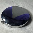 Vintage Butterfly Compact Double Mirror Close Up Makeup Mirror  preowned 