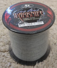 Warknife 4x Braided Stencile Strength 10lbs Fishing Line  Fast Sink Gray