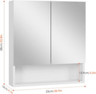 Bathroom Wall Cabinet Medicine Cabinet Wall Mounted Bathroom Mirror With Storage