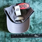 Ac dc Adjustable Gray Baseball Cap Hat  One Size Fits Most  osfm  259