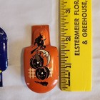 Vintage Tin Litho Noise Makers Halloween Clown Made Usa Set Of Two 