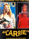 Sissy Spacek Signed Carrie 12x18 Movie Poster Photo Autograph  a    Beckett Bas