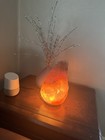 Natural Himalayan Orange Salt Lamp  11 Inch Height  13 Pounds