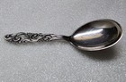 Brodrene Mylius Tele Tea Caddy Spoon 5 1 8  830 Silver Nm Norway Jam Sugar