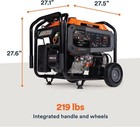 Generac 12 500 Starting Watt Tri-fuel Portable Generator Electric Start