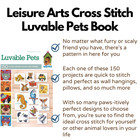 Leisure Arts Cross Stitch Luvable Pets Cross Stitch Book  Patterns  Books 