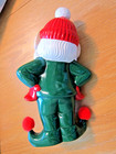 Santa Elf Gnome Ceramic Figure Christmas Holiday 7  Figurine 