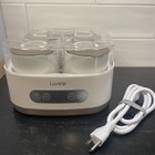 Luvele Lpym300wusa Yogurt Maker 4 Jars  300w  Timer  Temperature Settings  White