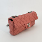 Chanel Pink Timeless Flap Shoulder Bag