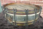Early 16 Lug Skin Heads Marching Snare Drum