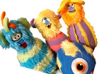 Melissa   Doug Monster Plush 3 Bowling Pins   1 Ball Stuffed Toys