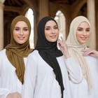 Soft Modal Jersey Instant Hijab Scarf  Casual Wraps For Muslim Women 68x68cm
