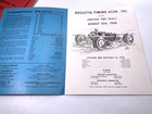 1948 Aug 15 Original El Mirage Hot Rod Time Trial Racing Program Russetta Rta
