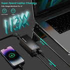 Portable 112w Usb C Universal Laptop Charger 100w Ac Power Supply Adapter