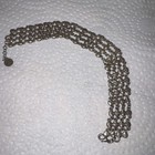Vintage Metal Pointus Paris Choker Necklace