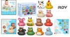 12pcs Vibrant Rubber Ducks - Bath   Pool Toys For Toddlers 18  And Older