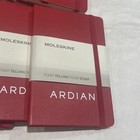 Qty 10 New Moleskine Hard Cover 5 5 8  X 3 3 4  Red Lined Notebook journals