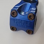 Blue Profile Front Load Stem Neck 1 1 8 Threadless 48mm Bmx Bike Used