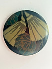 Xl jumbo  2 5   Vintage Celluloid Tight Top Button Asian Flair Design