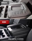 Fit 2014-2018 Silverado Sierra Jump Seat Console Armrest Lid Vinyl Cover Black