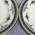Minton Grasmere Blue Bread Plates  4  Fine Porcelain 6 5  Mint Never Used