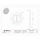 Hubbell Wiring Device-kellems S1cfcal Box Cover  Floor Box Type  2 Gang 