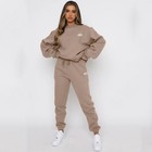 Aio Hoodie Set Women s Long Sleeved Pullover Drawstring Ankle Pants Sports Suit