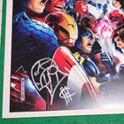 Jim Cheung Avengers Vs X-men Art Print Signed W Remarque 18x12 Marvel Comics