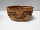 Antique Chemehuevi Colorado River Calif Indian Coiled Gift Basket - Pristine  
