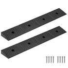 Heavy Duty Rubber Curb Ramp 2 Pack - 33069 Lbs Capacity  2  Rise For Strollers 