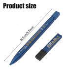 1 Set 2b Mechanical Pencil 0 9mm With 6 Black Leads No Sharpening Writing Kit