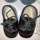 Lot Of Vintage Baby Shoes - Buster Brown - Moccasins - Black