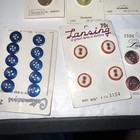38 Cards Vintage Buttons   Look