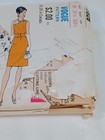 Vogue  7528 Sewing Pattern  rare  Factory Folded 1960s Vtg Sz8 1pc Evening Dress