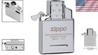Refillable Chrome Single Torch Butane Lighter Insert With Eco-friendly Design