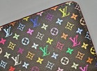 Louis Vuitton Monogram Multicolor Zippy Zip Around Long Wallet Black
