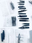 Lot Vtg Antique New Calligraphy Nibs Tips Dip Pens Ink Hunt Blackbird 100 pcs