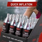 16g Co2 For Bike Bicycle Tire Air Inflator Threaded Cartridges Greatwhip 20 Pack